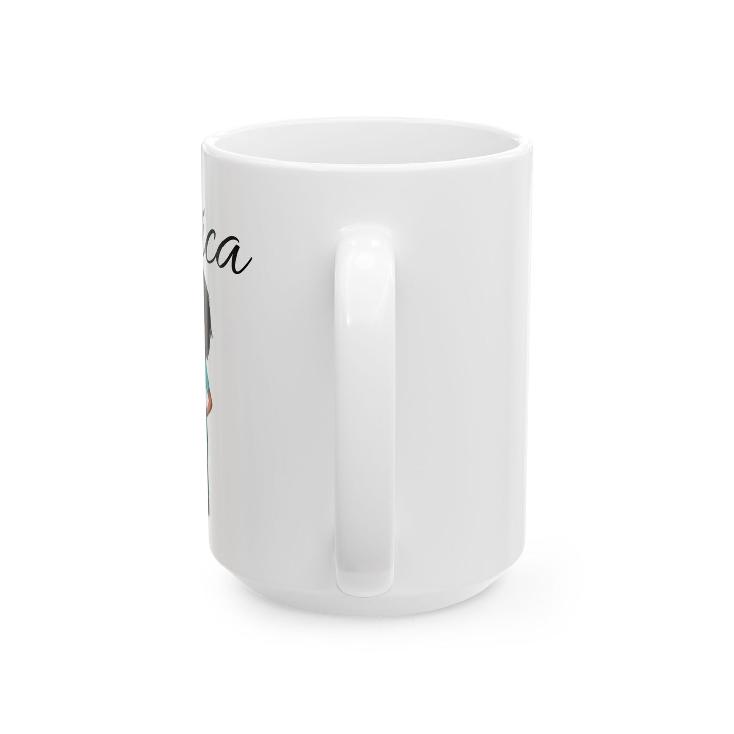 Custom Nurse Caricature Mug — Turn Any Photo Into a Personalized Character!