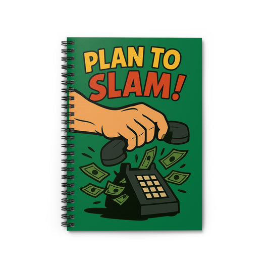 PLAN TO SLAM™ – Motivational Notebook for Sales Pros, Entrepreneurs & High Performers