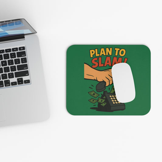 PLAN TO SLAM!™ – Motivational Desk Mouse Pad for Sales Pros, Hustlers & High Performers